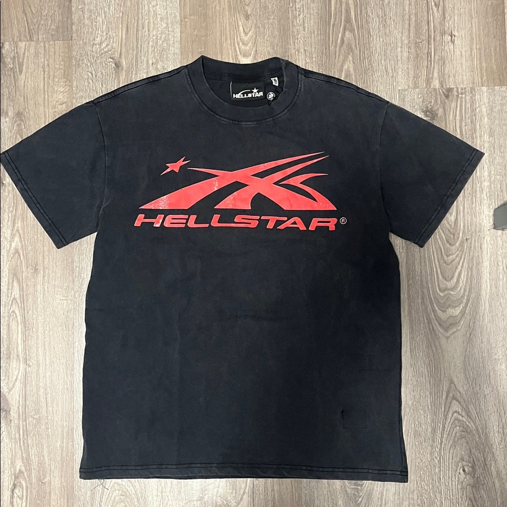 Black and red hellstar shirt